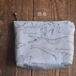 保冷保温・小さなおやつポーチ(コットン)/洗えるおやつポーチ/子供 12枚目の画像