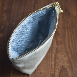 保冷保温・小さなおやつポーチ(コットン)/洗えるおやつポーチ/子供 7枚目の画像