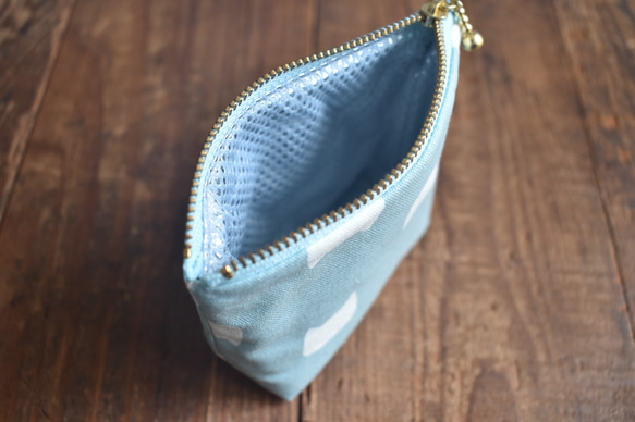 保冷保温・小さなおやつポーチ(コットン)/洗えるおやつポーチ/子供 11枚目の画像