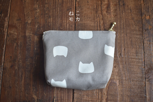 保冷保温・小さなおやつポーチ(コットン)/洗えるおやつポーチ/子供 8枚目の画像