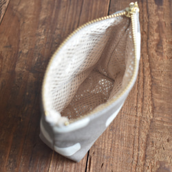 保冷保温・小さなおやつポーチ(コットン)/洗えるおやつポーチ/子供 9枚目の画像