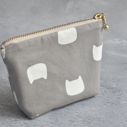 保冷保温・小さなおやつポーチ(コットン)/洗えるおやつポーチ/子供 16枚目の画像