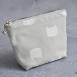 保冷保温・小さなおやつポーチ(コットン)/洗えるおやつポーチ/子供 15枚目の画像