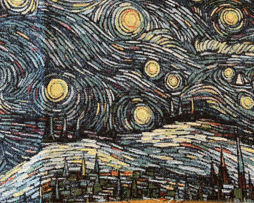 ゴッホ「星月夜」ゴブラン織りタペストリー ゴッホ「星月夜」ゴブラン織りタペストリー