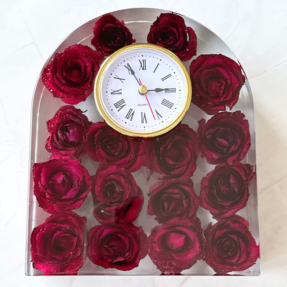 アフターブーケ】レジンクロック 掛け時計・置き時計 HINA&Co. 通販