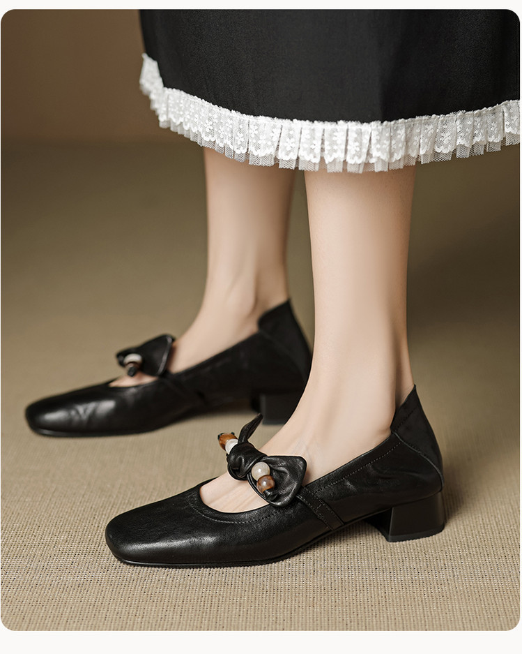 ★25春夏新作★本革 シンプルなデザイン パンプス レディース 　3199