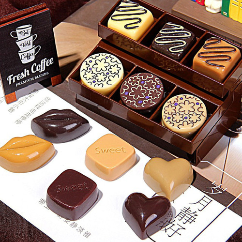 DP020 大きな一粒チョコ デコパーツ ミニチュアフード フェイクフード