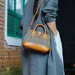 クラシカルな革鞄 本革 ミニダレスバッグ 2wayバッグ ALMA（アルマ