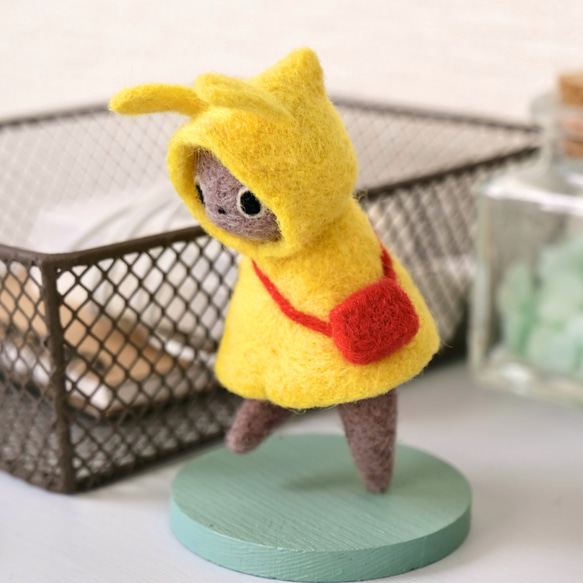 ウエスティ様　梅雨作品　羊毛フェルト 羊毛フェルト 梅雨飾り リース - メルカリ