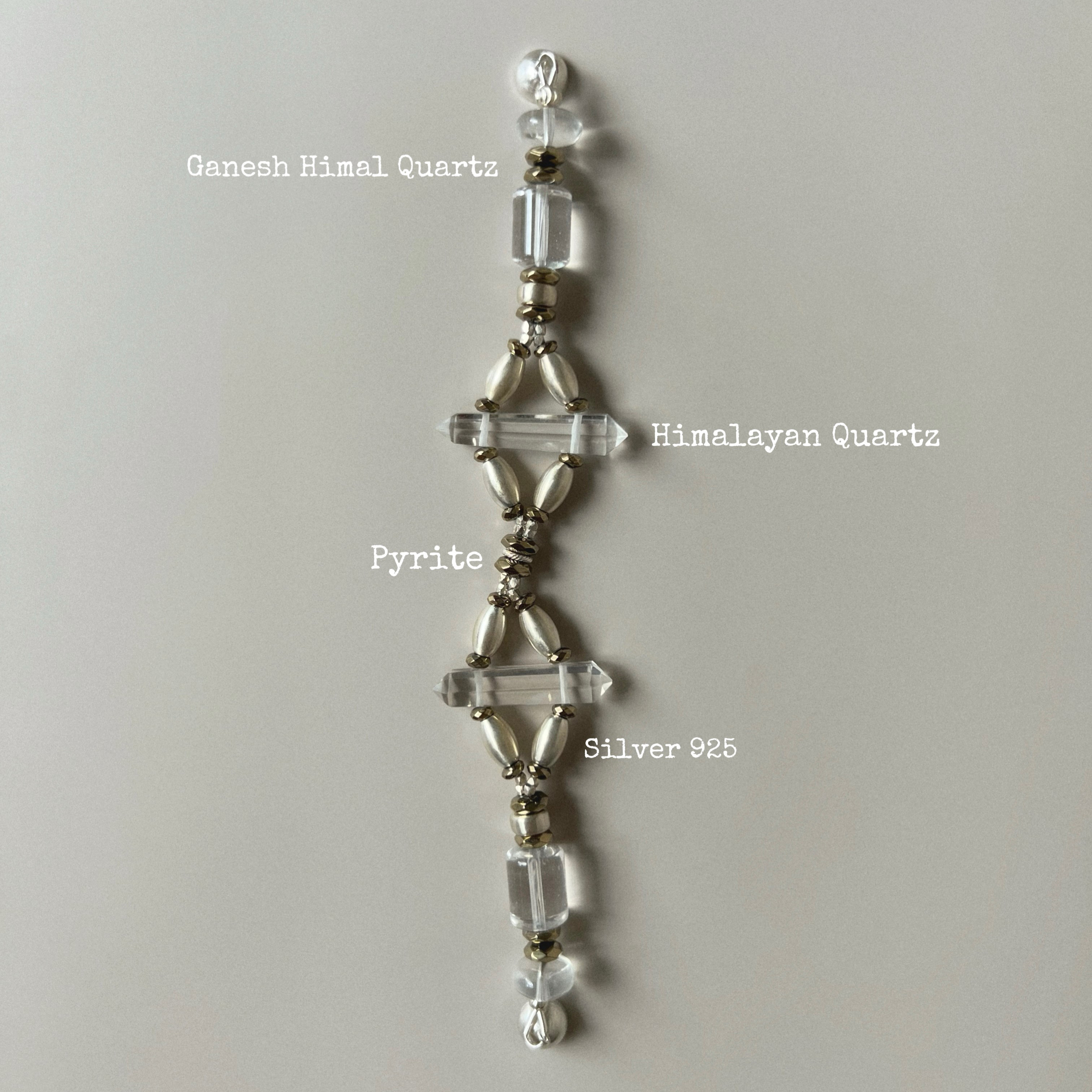 ✧ガネーシュヒマール産ヒマラヤ水晶｜ブレスレット