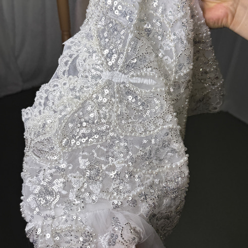 送料無料！韓国風ドレスボレロ 長袖 ハイネック トップス 花嫁 ドレス