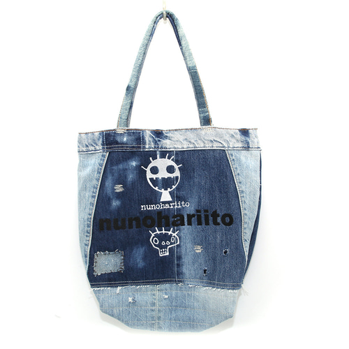 ❤️良品、トートバッグ、デニム❤ ジミー チュー JIMMY CHOO 【JIMMY CHOO】ジミーチュウ ロゴ刺繍