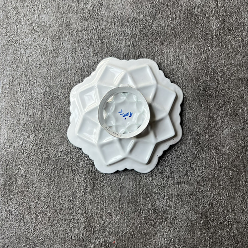 ペルシャのエナメル皿 ジュエリートレイ 飾り皿 Φ12cm