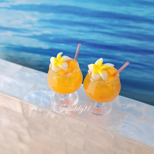 マンゴー ✧‧˚トロピカルドリンク ミニチュアドリンク トロピカル