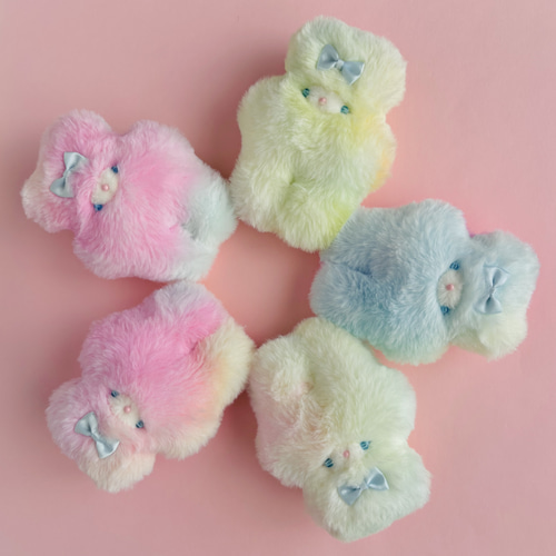 綿菓子みたい♡フワフワゆめかわダルマちゃん うさぎタイプ④
