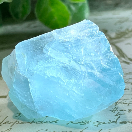 ドイツ 黒い森産 ブルー フローライト 蛍石 原石 ブラックフォレスト