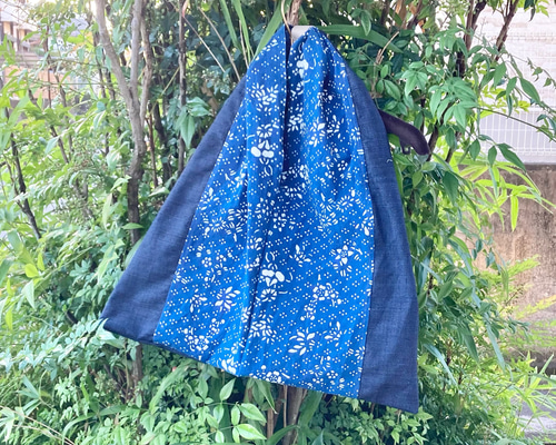 森*房様 ボディーバッグを襤褸でリメイク/藍染 古布リメイクバッグ 藍染め 襤褸 0113黒 - メルカリ