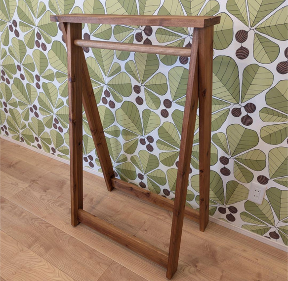 ハンガーラック　ポールハンガー　✨　木製ハンドメイド　木製棚　古材風　店舗 ハンガーラック ポールハンガー 木製ハンドメイド 木製棚 古材風 店舗