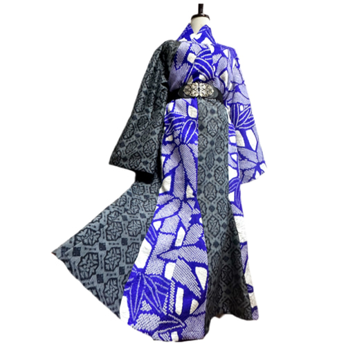 和いなせ！着物リメイク セットアップ 羽織り＆マーメイドスカート 和