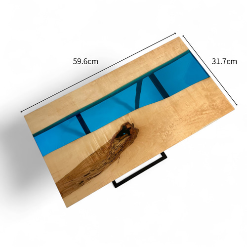 ミニテーブル サイドテーブル デスク レジン 無垢材 一枚板 アイアン 木製 ミニテーブル サイドテーブル デスク レジン 無垢材 一枚板