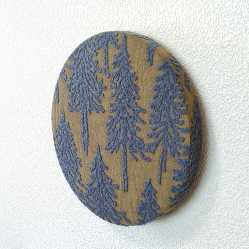 丸型　ミナペルホネン　ファブリックパネル　metsä　メッツァ　北欧　木 丸型 ミナペルホネン ファブリックパネル metsä メッツァ インテリア