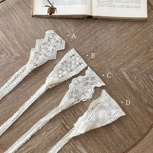 アンティーク風レースボンネット（ベビーヘッドアクセサリー） 帽子