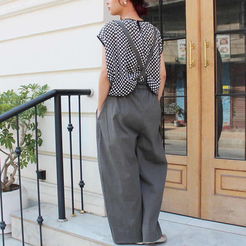 ◉肌にまとわりつかない速乾素材◉ 2wayリラックスパンツ　グレー