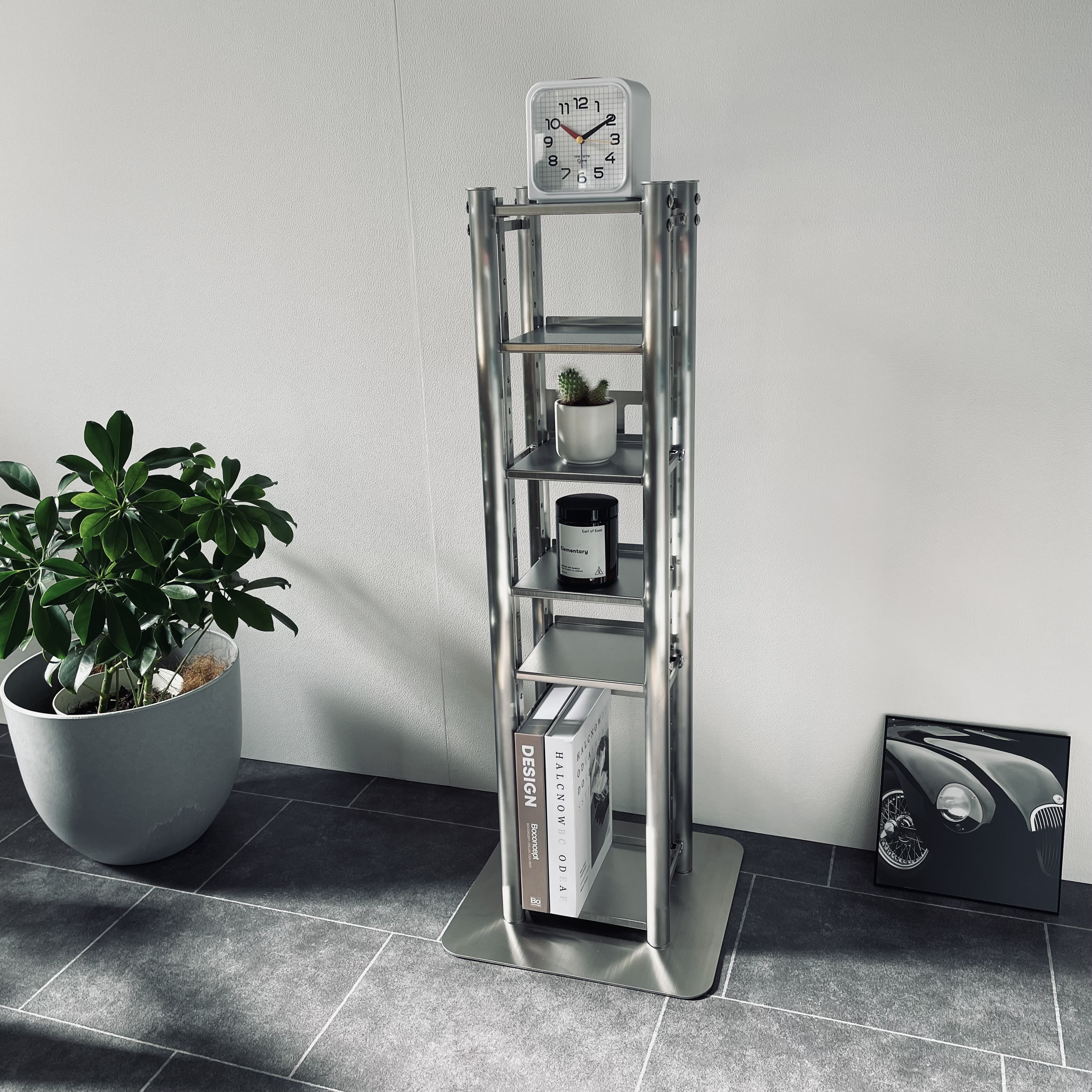 tower shelf SUS304 hairline finish