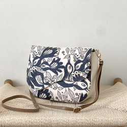 ⚮̈ミナペルホネン forest tile beige ネリオバッグ 巾着バッグ