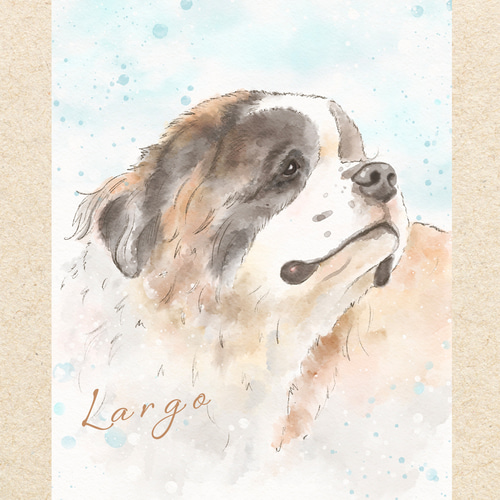 ペット似顔絵 うちの子イラスト 犬の絵 猫の絵 イラストオーダー