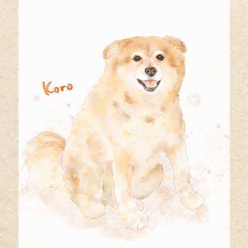 ペット似顔絵 うちの子イラスト 犬の絵 猫の絵 イラストオーダー