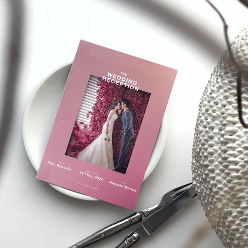 結婚式プロフィールブック席次表 [8Pパターンオーダーメイド