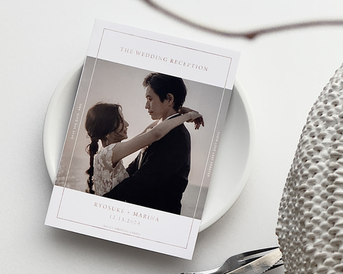 結婚式プロフィールブック席次表 [8Pパターンオーダーメイド長方形 
