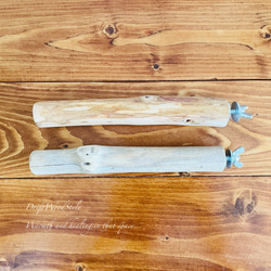 流木インテリア バードケージ用の天然流木の止まり木 Sサイズ ２個セット 鳥かご ケージ インコ とまり台 N9 1枚目の画像