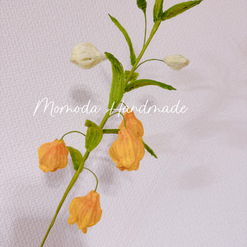 モールフラワー サンダーソニア 花束 枯れない花 アートフラワー