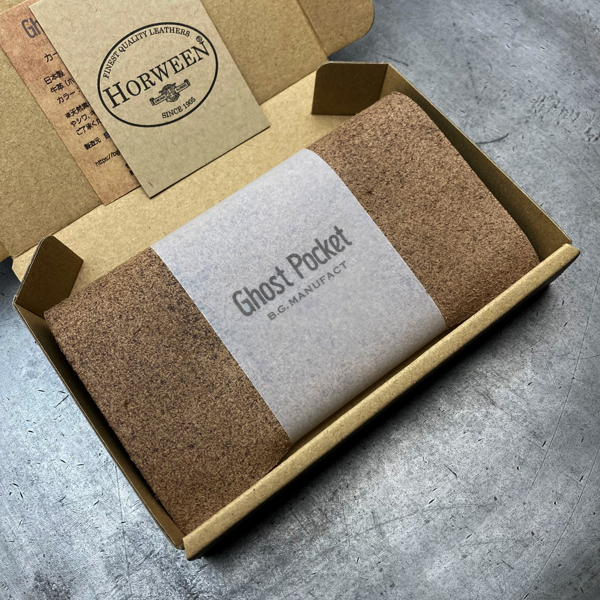 カード＆コインケース［Ghost Pocket］クロムエクセル（納期1〜3日発送）