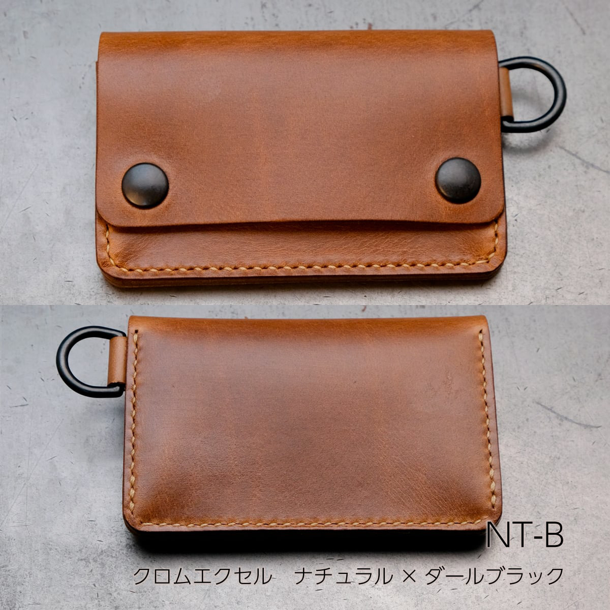 カード＆コインケース［Ghost Pocket］クロムエクセル（納期1〜3日発送）