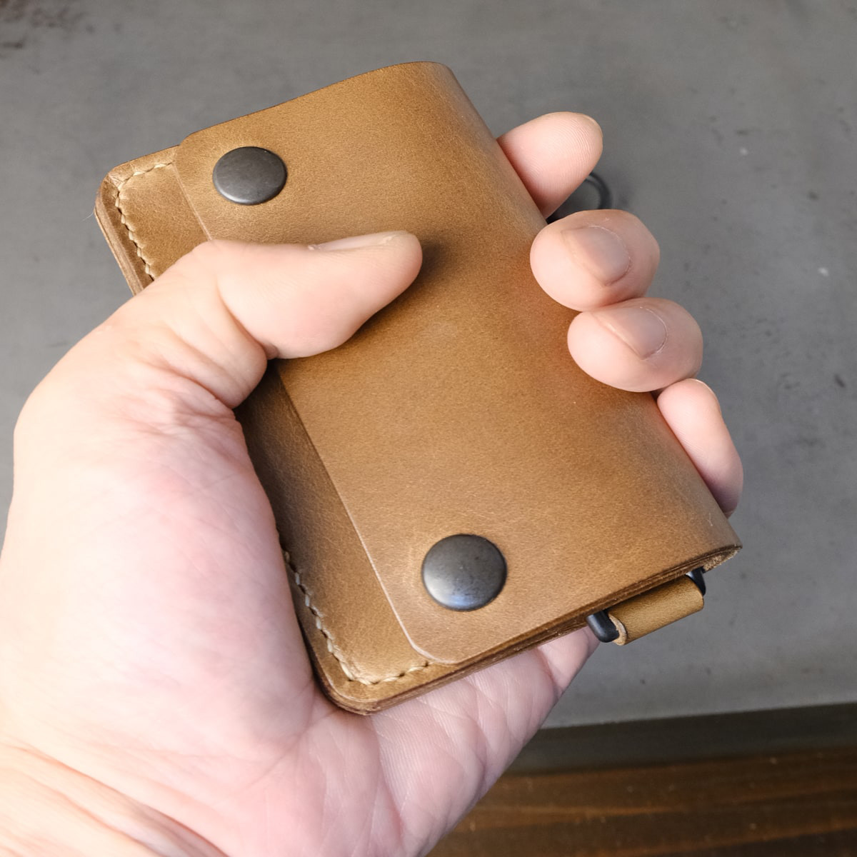 カード＆コインケース［Ghost Pocket］クロムエクセル（納期1〜3日発送）