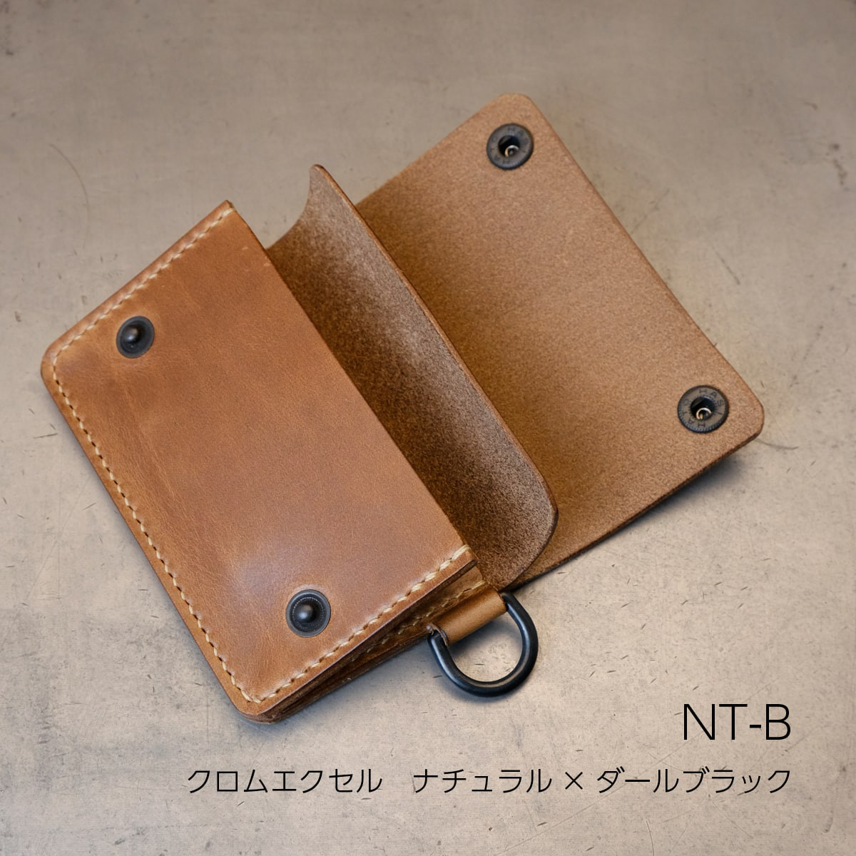 カード＆コインケース［Ghost Pocket］クロムエクセル（納期1〜3日発送）