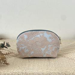 ミナペルホネン　rosy 小ぶり巾着バッグ　ショルダーにも♪ ⚮̈ミナペルホネン rosy beige シプリバッグ 巾着ショルダー