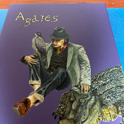 アクリル画 原画 「アガレス」 絵画 マーク・アイシャーウッド 通販 