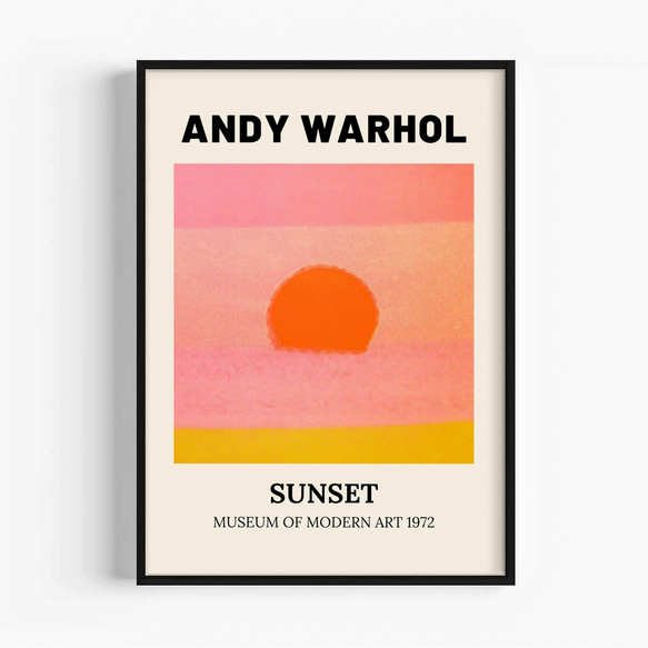 ◆320◆アンディ ウォーホル インテリア アートポスター A4サイズ 絵画 北欧 1枚目の画像