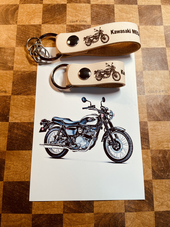 本革レザーキーストラップ メグロS1 オリジナルレザーキーストラップ