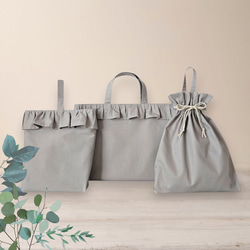 在庫わずか】入園入学3点セット〈レッスンバッグ〉〈うさぎ〉〈女の子