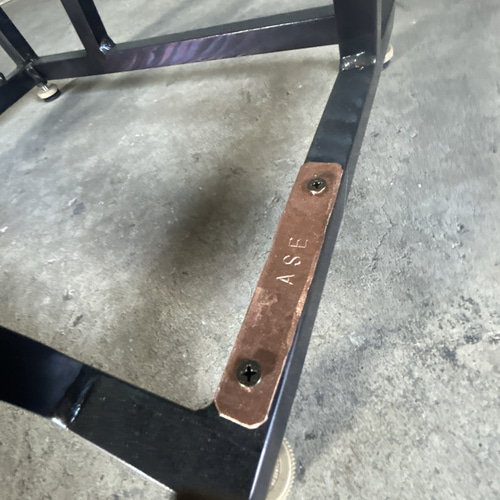 アイアンサイドテーブル 蜘蛛の巣テーブル サイドテーブル ASE 通販