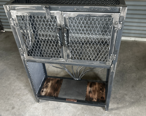 【アイアンキャビネット】オーダー品 アイアンキャビネット 受注生産 フルオーダー可能 棚・シェルフ