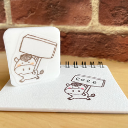 アルファベット お花とことり 消しゴムはんこ はんこ・スタンプ ばなな