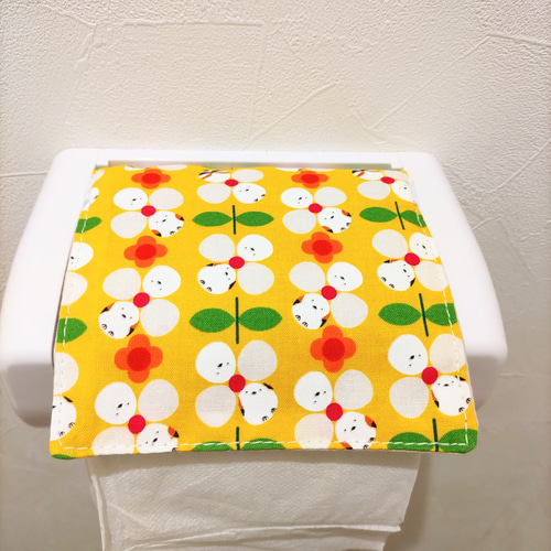 太巻きサイズ対応トイレットペーパーホルダーカバー バス・トイレ