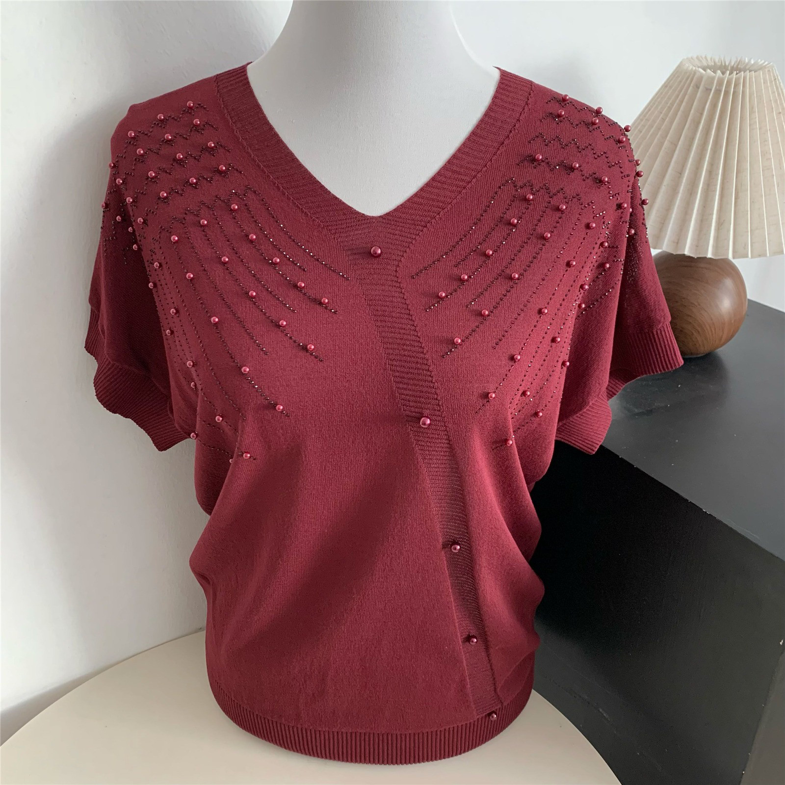 レディース ニット 薄手 半袖Tシャツ 母の日向け 5,867円