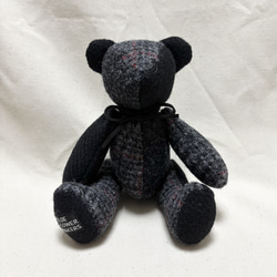 作家様　ハンドメイドぬいぐるみ　黒熊　テディベア　30㎝ lucy_secretcloset さまにてぬいぐるみたち販売開始してます
